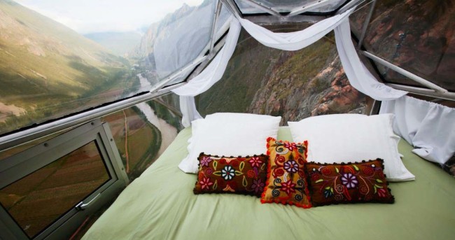 Hotel Particolari - Skylodge - Interno Capsule
