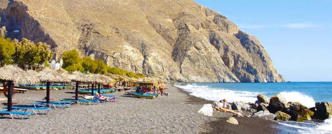 Spiagge di Santorini - Perissa Beach